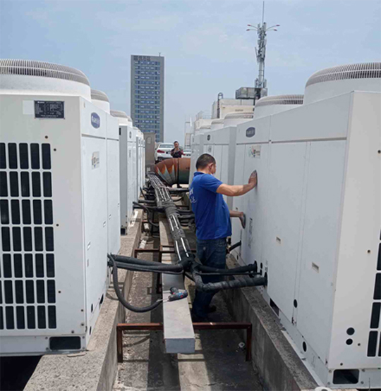 乐平中央空调制热和不制冷系统维修方法